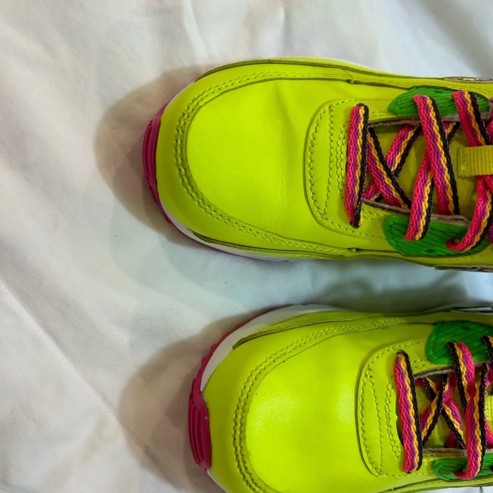 Air Max 90 “Volt Fire Pink” Green Strike/Multi colored - Picture 8 of 9